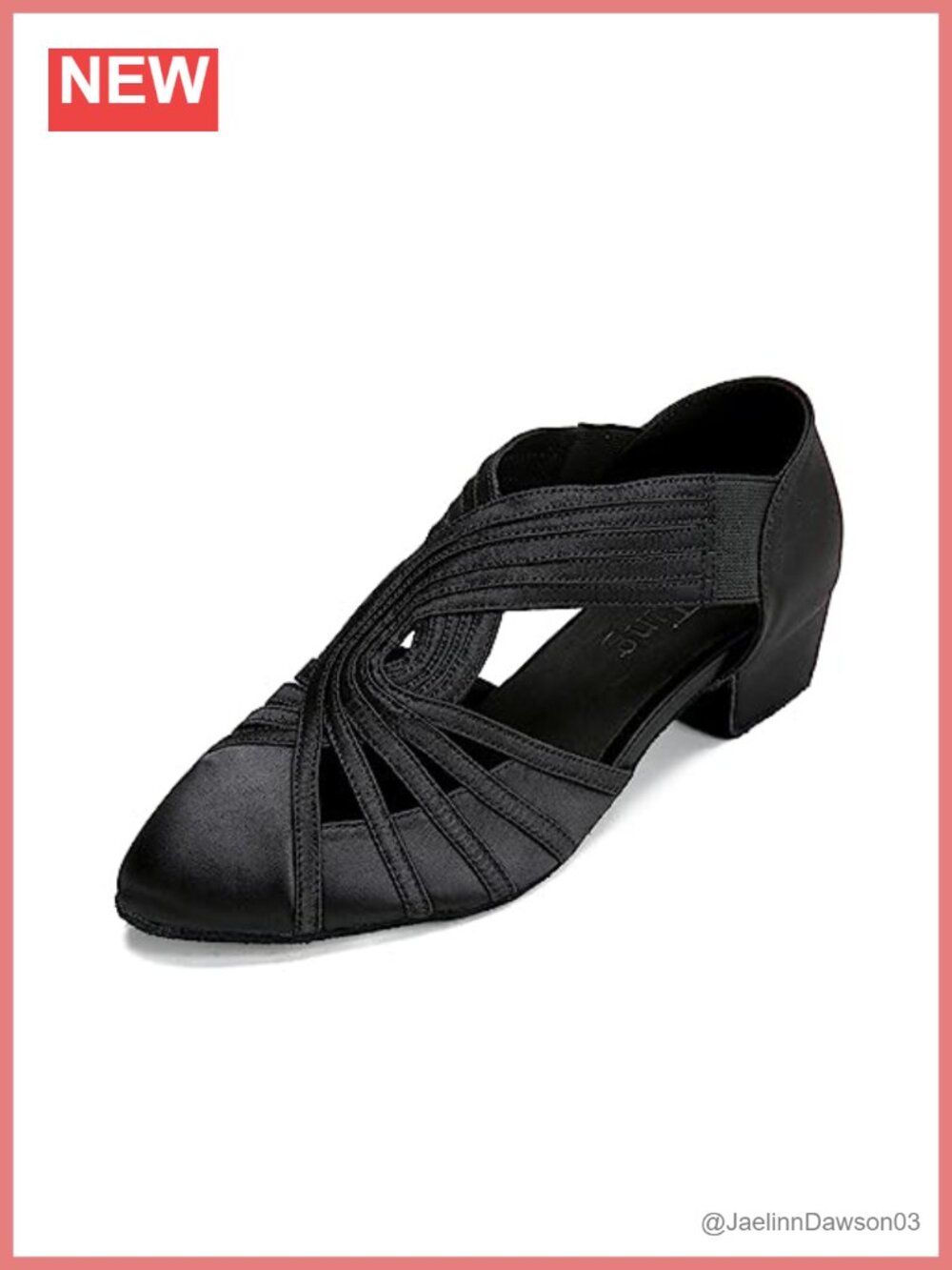 Women's Satin Ballet Dance Shoes Suede Sole Closed Toe